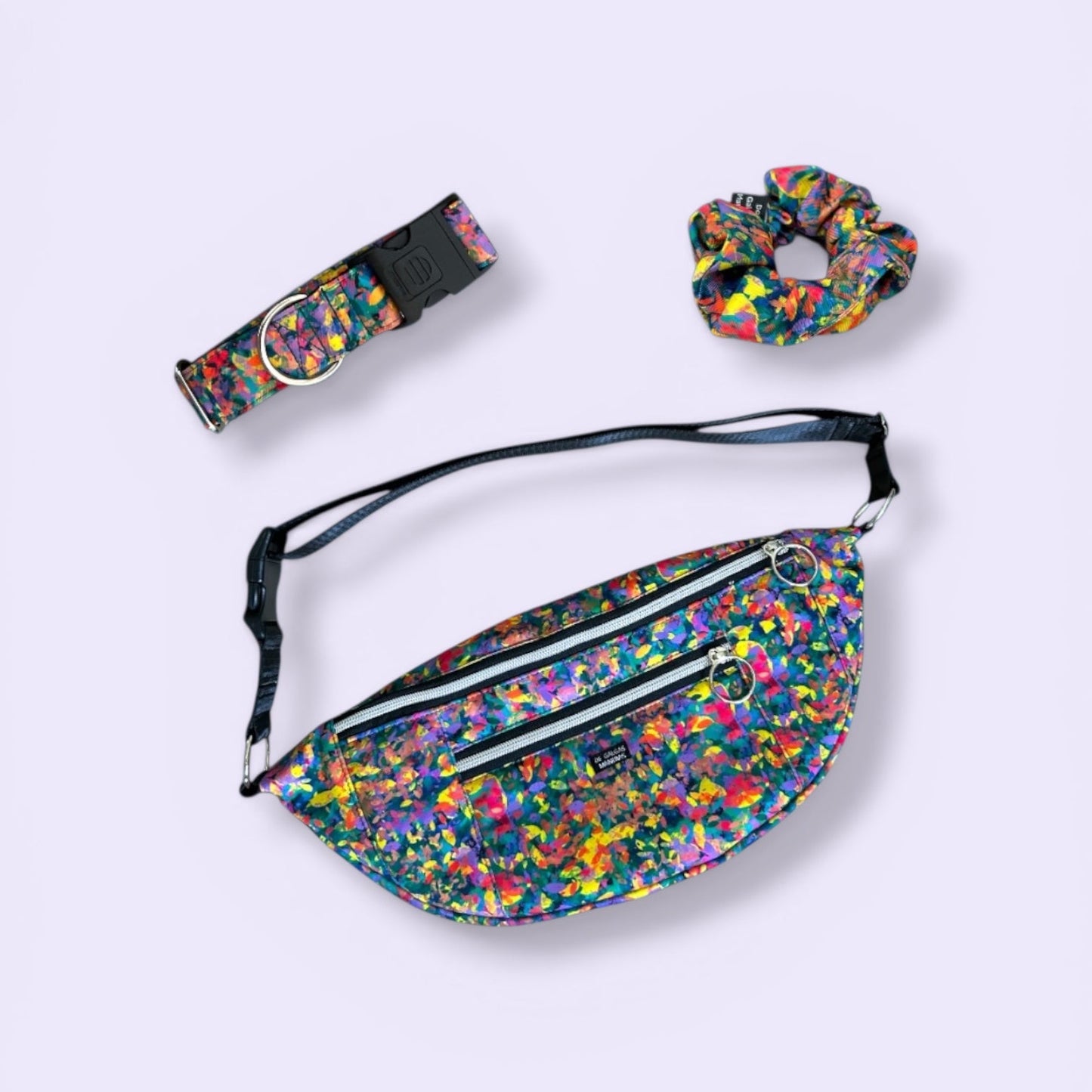 Pack Limbo (Riñonera + collar click + scrunchie)