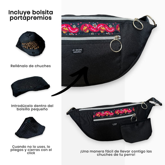 Pack TEAP (Riñonera + collar click + scrunchie)