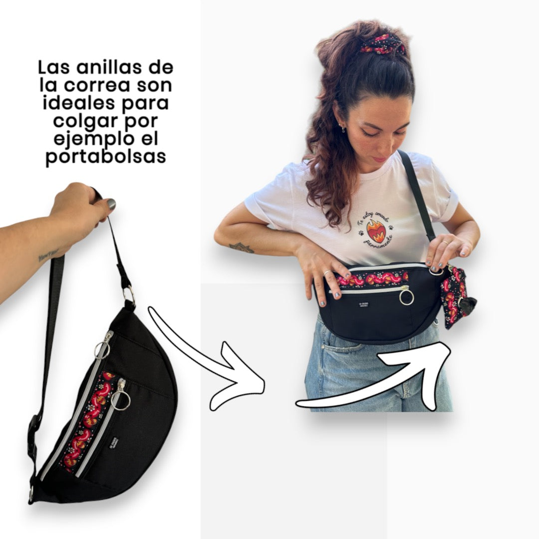 Bandolera Riñonera Te Estoy Amando Perramente