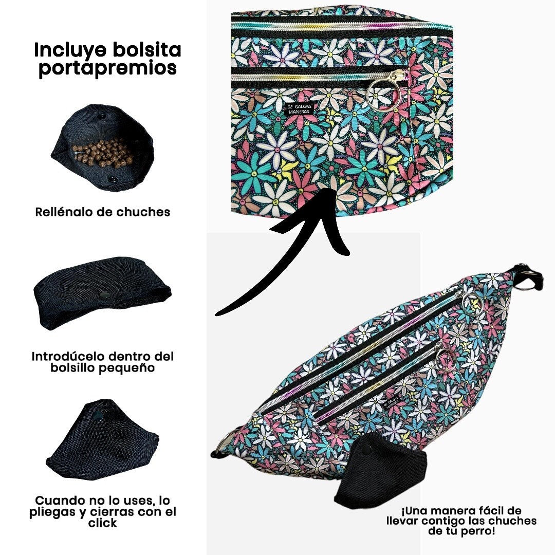 Bandolera Riñonera Flora