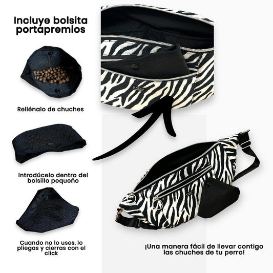 Riñonera Bandolera Cebra